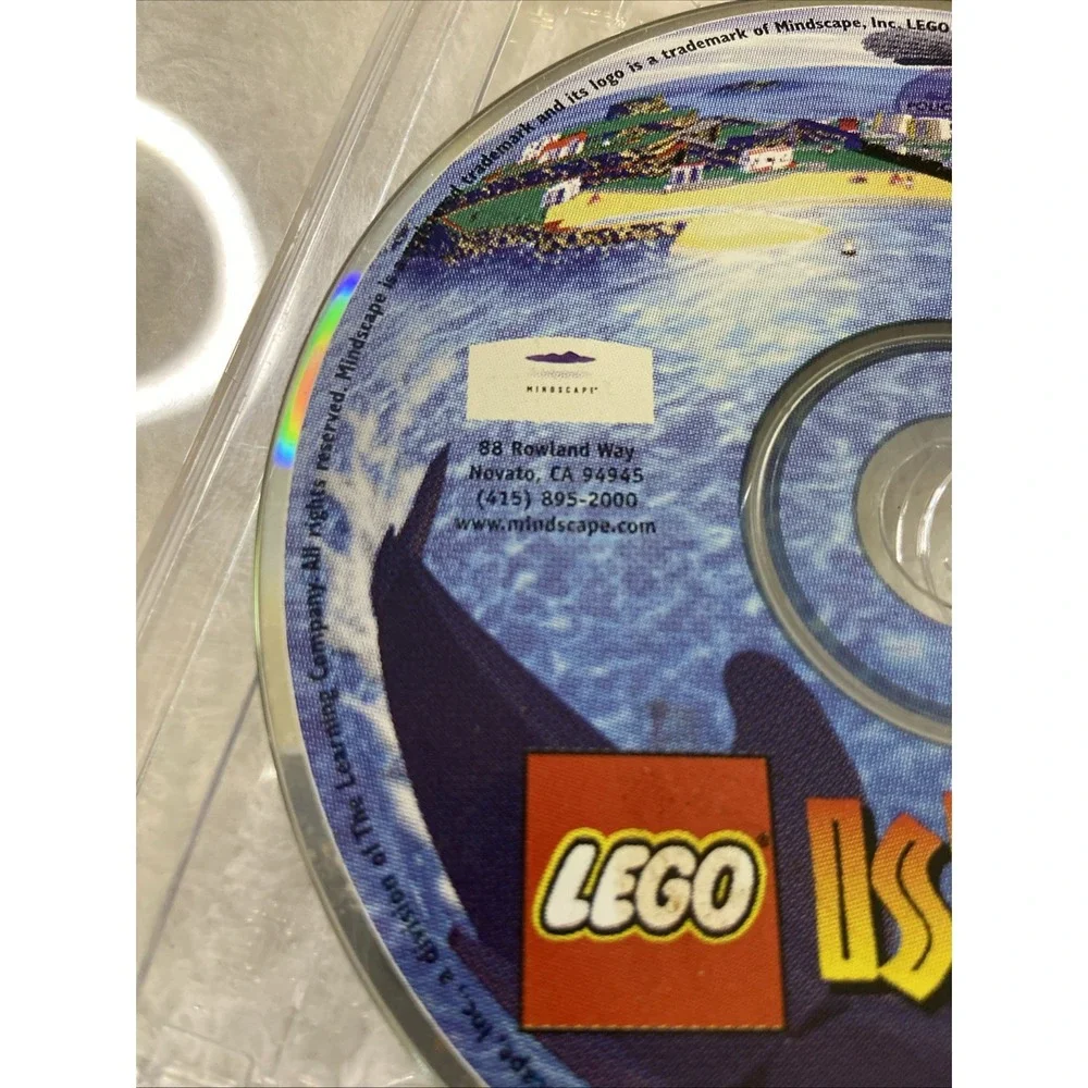 Vintage LEGO Island 3D Action Adventure PC CD-ROM Windows 95 Ages 6-12 Disc Only